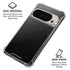 Black Brushed Steel Texture Pixel 9/9 Pro Clear Case